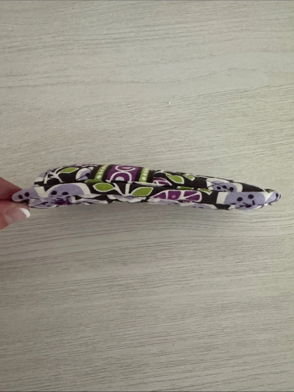 Vera Bradley Plum Petals Glasses Case EUC - Picture 3 of 5